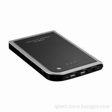 2013 Best Seller 12,000mA High-capacity 5/9/12V Emergency Portable Power Bank, USB2.0